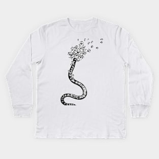 Action Camp - Dissonance Snake Kids Long Sleeve T-Shirt